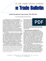 Another Revolution in Latin America: Who Will Win?, Cato Free Trade Bulletin No. 9