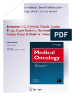 Chemotherapy-Induced Bowel Obstruction in Small Cell Lung Cancer: A Case Report