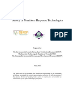 Survey of Munitions Response Technologies