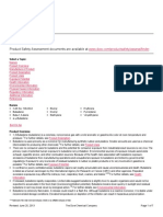 Butadiene: Product Safety Assessment