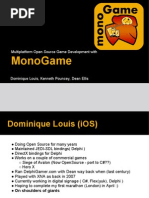 Monogame: Multiplatform Open Source Game Development With