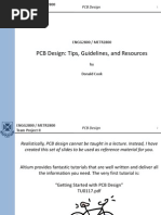 PCB Design Tips