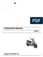 Vespa GTS250 Workshop Manual