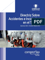 Directriz Corporativa Sobre Accidentes e Incidentes en El Trabajo