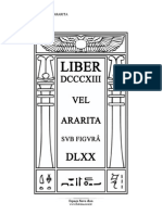 V.V.V.V.V. Liber Dcccxiii Vel Ararita Versao 1.0