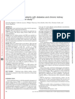 Nutritional Status in Patients With Diabetes and Chronic Kidney Disease: A Prospective Study