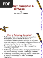 Technology Absorption and Diffusion