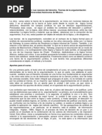 Atienza, Manuel 2005 Las Razones Del Derecho. Teorías de La Argumentación Jurídica.