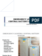 Emergency Lighting Central Battery System: Santhi Mathai