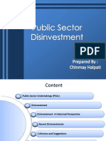 Public Sector Disinvestment