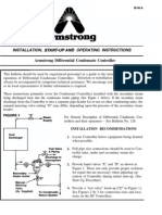 Armstrong Installation, Start-Up and Operating Instructions Armstrong Differential Condensate Controller