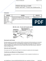 Código de Falla 2449 Control Del Actuador Del VGT - Fuera de Calibración