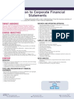 261 Introduction To Corporate Financial Statements