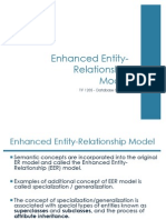 Enhanced Entity-Relationship Model: TIF 1205 - Database Systems