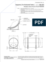 Saddle Supports (For Horizontal Tanks) VB-1075: Fiberglass Tanks & Process Vessels Standards