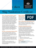 Ship Sanitation Cert