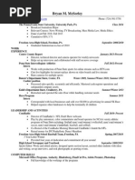 Bryan M Mcsorley Resume