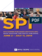 SPI Brochure For Summer Publishing Institute