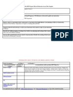 Adapted Aquatics Lesson Plan Template 1