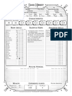 Dark Heresy (1st Ed) Character Sheet (Fillable)