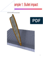 Example 1 LS Dyna - Bullet Model Simulation