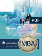 HCT Professional MBA Brochure