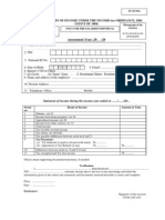 Income Tax Form of Bangladesh