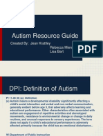 Autism Resource Guide Presentation