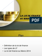 La Loi de Finance Au Maroc