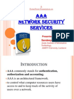 AAA Network Security Services