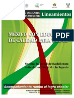 Lineamientos para CTEEMS