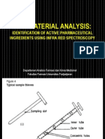 Raw Material Analysis-IR