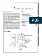 μP Compatible A/D Converters with 8-Channel: ADC0808/ADC0809 8-Bit Multiplexer