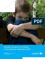 Situation Analysis For Russian Children by UNICEF 2007