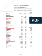 IITM Telephone Directory