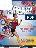 Cleveland Marathon Results Book 2009