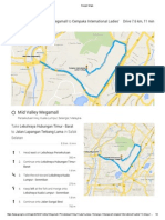 Mid Valley Megamall: Drive 7.6 KM, 11 Min Directions From Mid Valley Megamall To Cempaka International Ladies' College