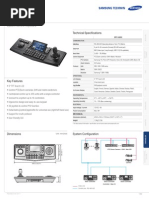 System Control Keyboard: Technical Specifications