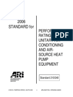 ARI Standard 210 240