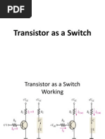 Transistor As A Switch