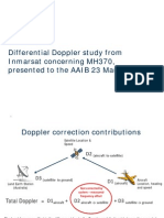 Inmarsat Differential Doppler Study