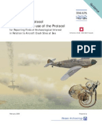 Annex To The Protocol Guidance On The Use of The Protocol For Reporting Finds of Archaeological Interest in Relation To Aircraft Crash Sites at Sea