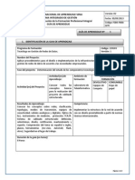 Guia No. 1 de Aprendizaje Cableado Tec. Gestion de Redes