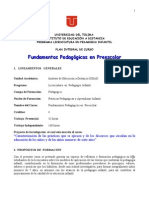 Fundamentos Pedagogicos