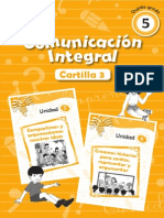 Cartilla 3 Comunicación Integral 5to. Grado