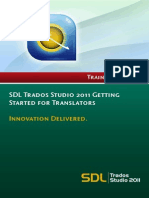 SDL Trados Studio 2011 Getting Started