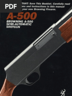 Browning A500 Owners Manual