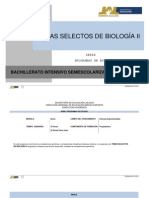 Temas Selectos de Biologia II 0