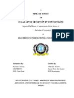 Sugar Level Detection by Contact Lens: A Seminar Report ON