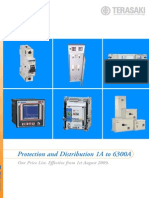 Protection and Distribution 1A To 6300A: Our Price List. Effective From 1st August 2009